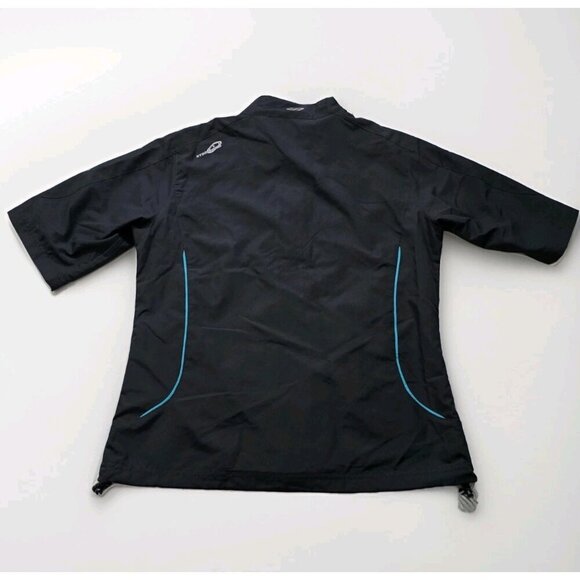 Second Skin Active Shirt Womens M Black Hydrashield Cycling Running SS Full Zip - Picture 14 of 14